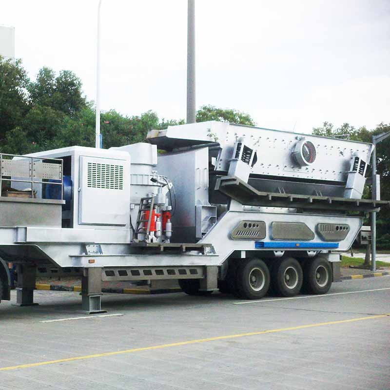 轮胎移动式建筑垃圾处理生产线 - 出口建筑垃圾生产线（images 1）