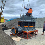 圆锥破碎机在铁路道砟破碎中的优势